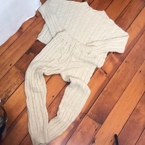 Cable knit set